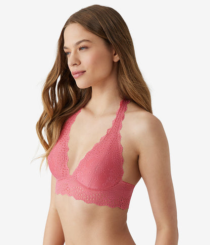 Inspired Eyelet Halter Bralette - Slate Rose | Wacoal Latest