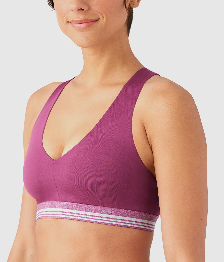 b.active Racerback Sport Bralette - Raspberry Coulis | Wacoal Quality