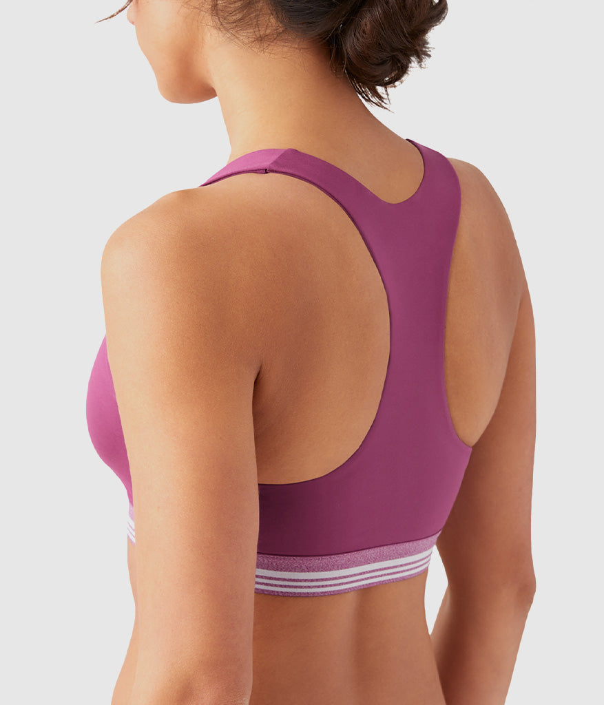 b.active Racerback Sport Bralette - Raspberry Coulis | Wacoal Quality