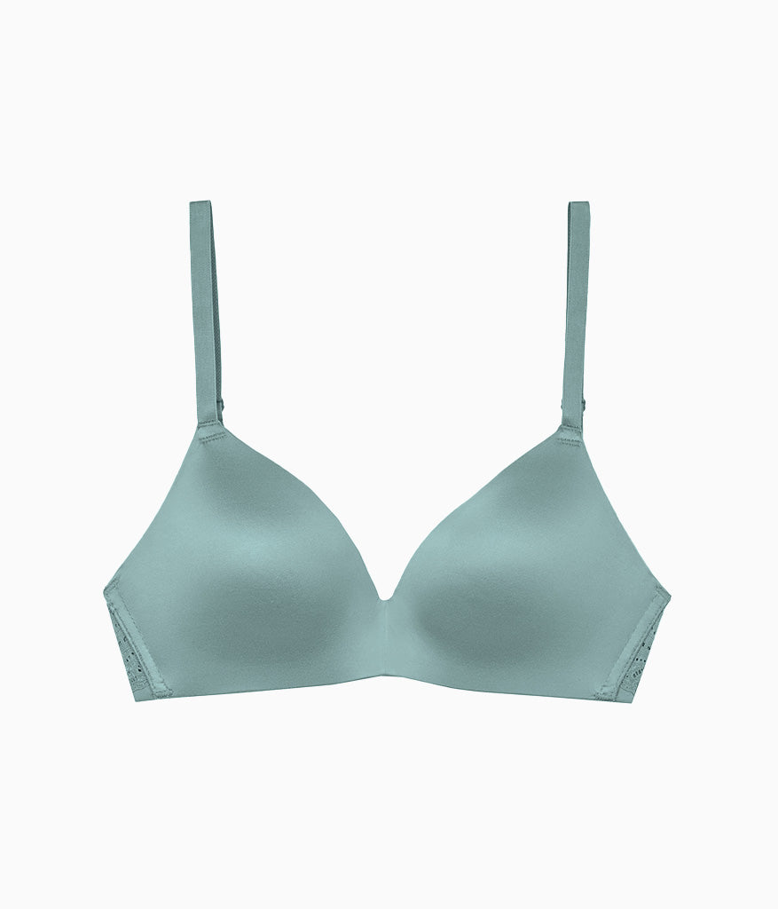 Future Foundation Wire Free T-Shirt Bra with Lace - Trellis | Wacoal Customer Favorite