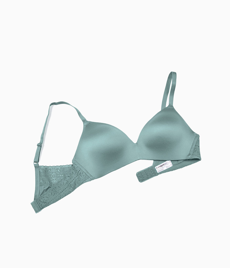 Future Foundation Wire Free T-Shirt Bra with Lace - Trellis | Wacoal Customer Favorite