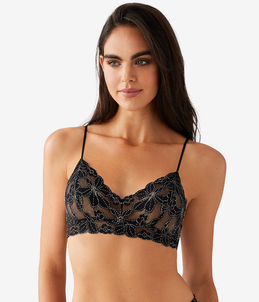 Feeling Famous Bralette - Night/Angel Wing | Wacoal Quality