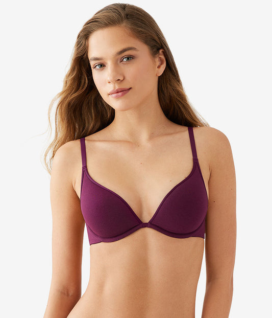 Cotton To A Tee Plunge T-Shirt Bra - Potent Purple | Wacoal Smart Buy
