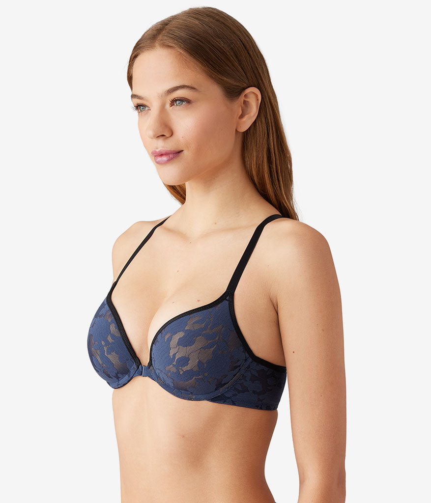 Shadow Scene Front Close Push Up Bra - Mood Indigo | Wacoal Great Value