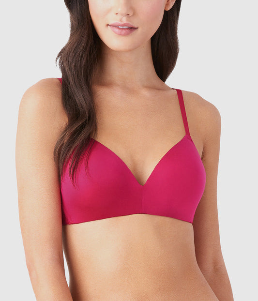 Future Foundation Wire Free T-Shirt Bra with Lace - Bright Rose | Wacoal Quality