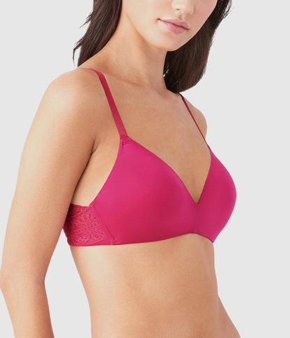 Future Foundation Wire Free T-Shirt Bra with Lace - Bright Rose | Wacoal Quality