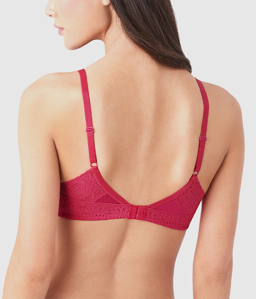 Future Foundation Wire Free T-Shirt Bra with Lace - Bright Rose | Wacoal Quality