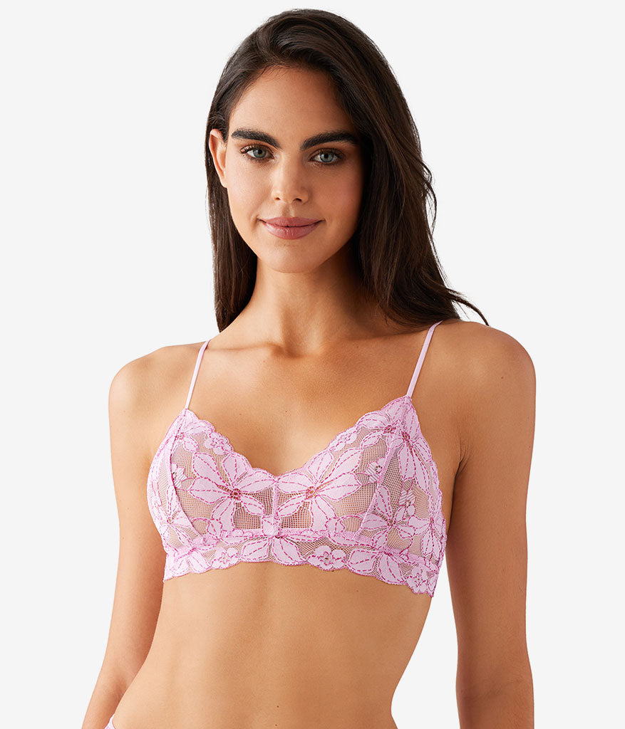 Feeling Famous Bralette - Pink Lavender/Very Berry | Wacoal Trusted