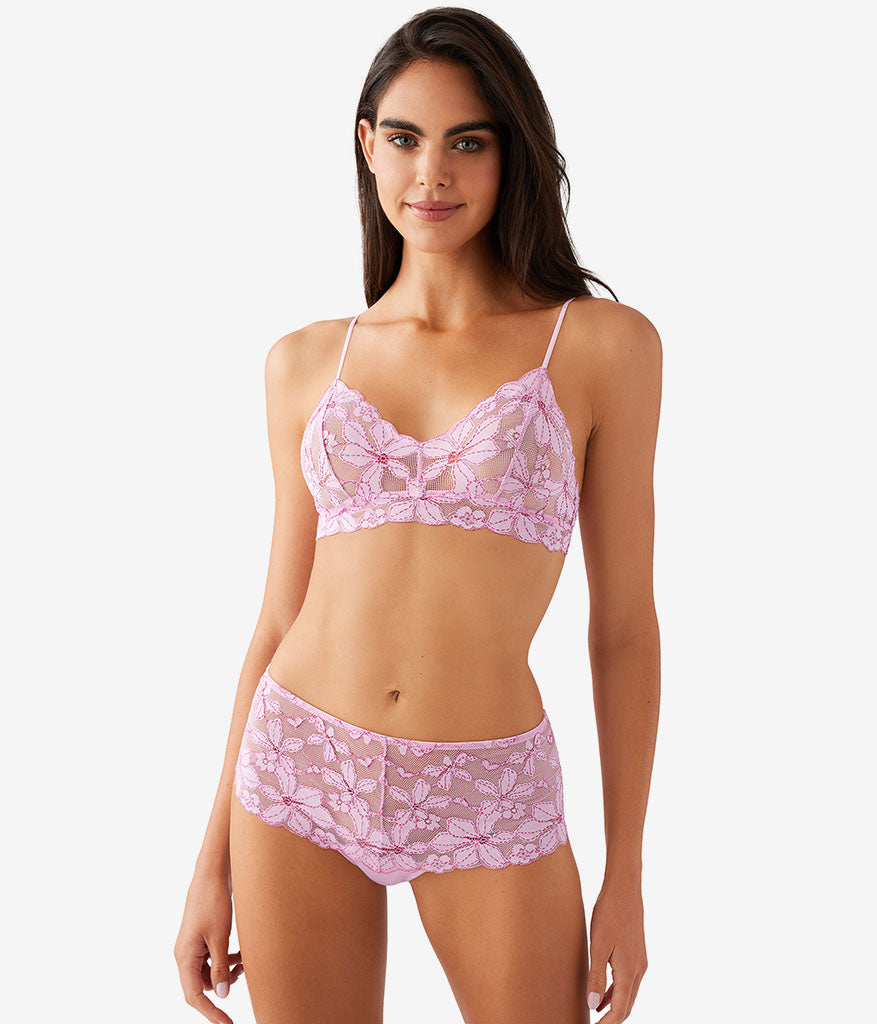 Feeling Famous Bralette - Pink Lavender/Very Berry | Wacoal Trusted