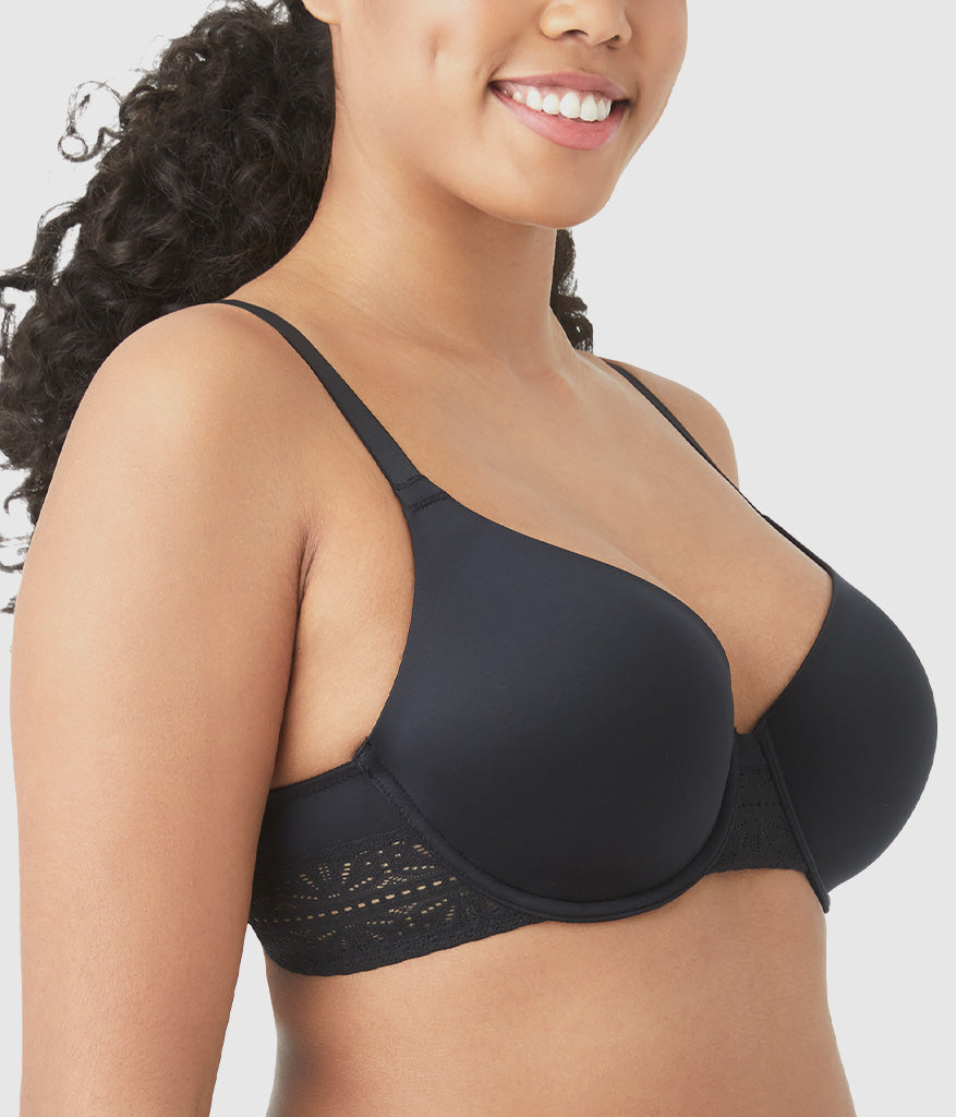 Future Foundation T-Shirt Bra with Lace - Night | Wacoal Customer Favorite