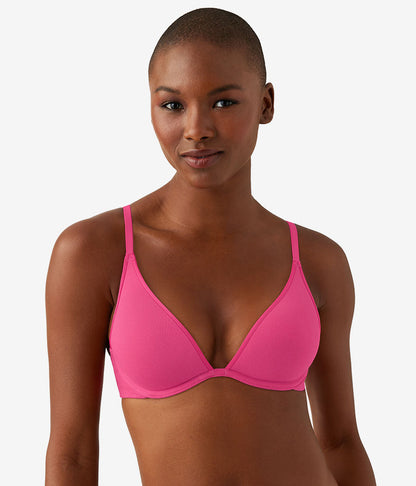 Cotton To A Tee Plunge T-Shirt Bra - Raspberry Sorbet | Wacoal Latest