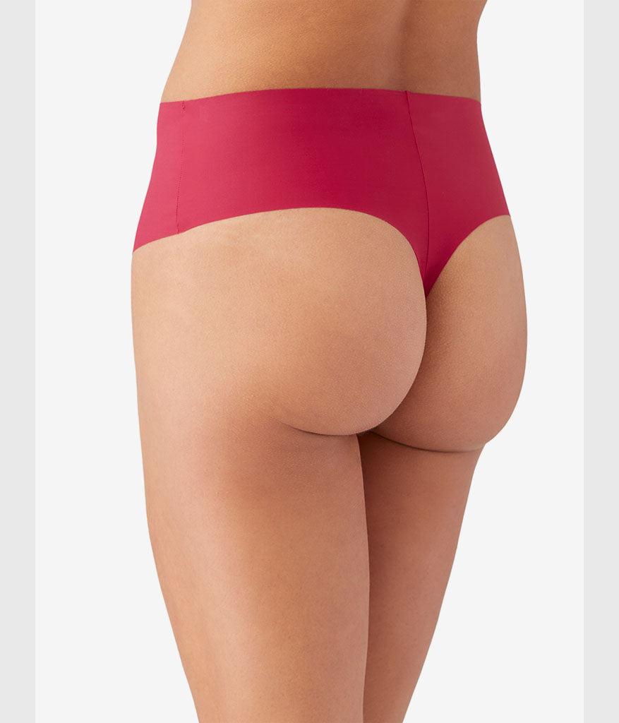 b.bare Hi-Waist Thong - Persian Red | Wacoal Latest