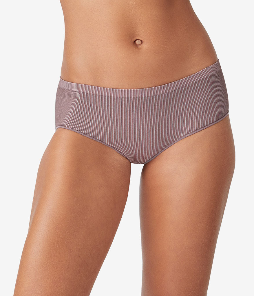 Comfort Intended Rib Hipster - Peppercorn | Wacoal Customer Favorite