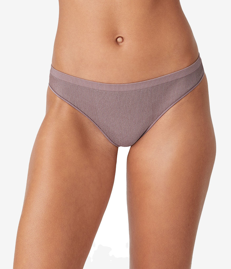 Comfort Intended Rib Thong - Peppercorn | Wacoal Top Pick