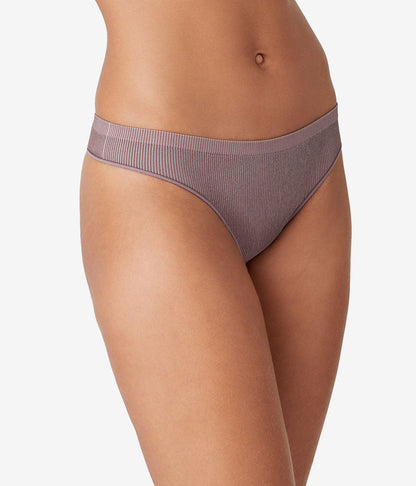 Comfort Intended Rib Thong - Peppercorn | Wacoal Top Pick