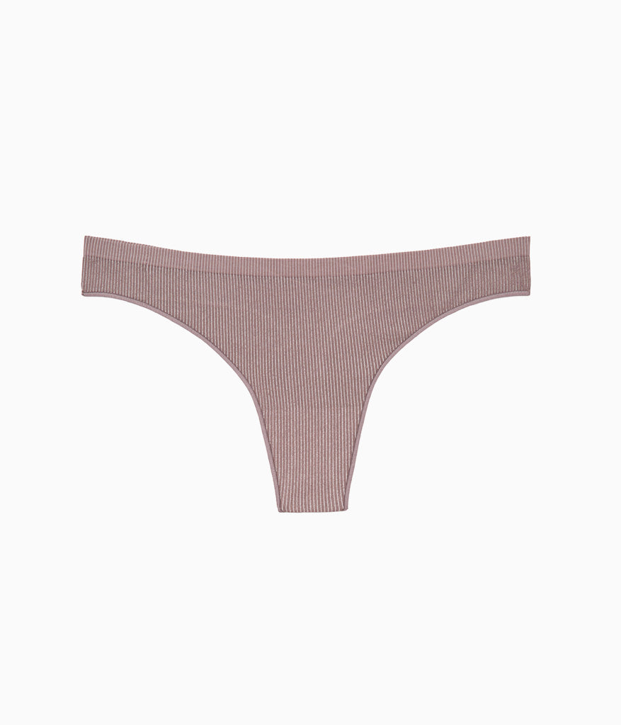 Comfort Intended Rib Thong - Peppercorn | Wacoal Top Pick