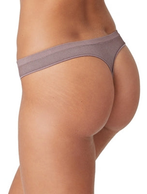 Comfort Intended Rib Thong - Peppercorn | Wacoal Top Pick