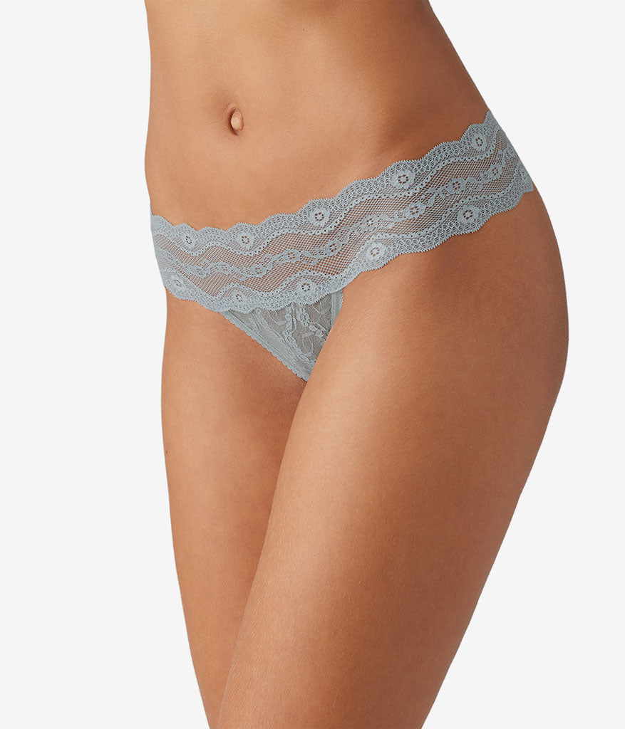 Lace Kiss Thong - Abyss | Wacoal Smart Buy