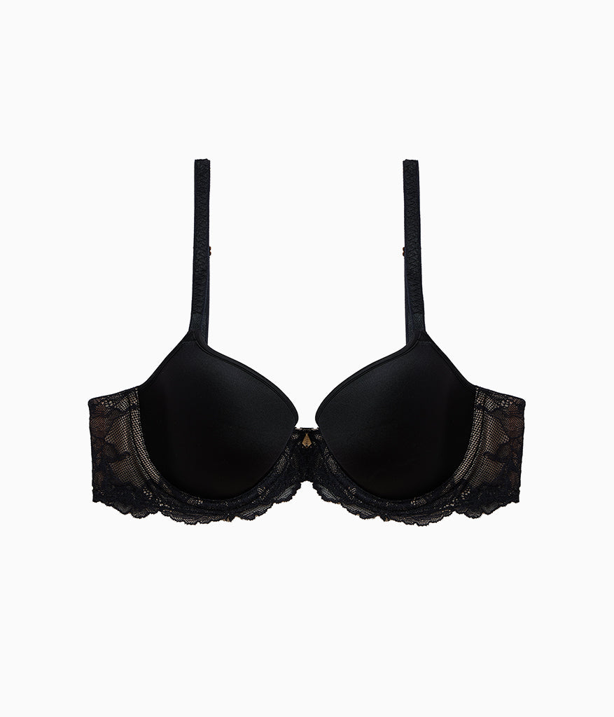 Vivid Attraction T-Shirt Bra - Black | Wacoal Quality