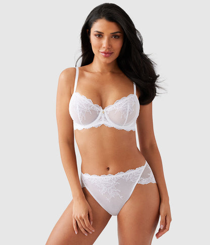 Vivid Attraction Underwire Bra - White | Wacoal Trusted