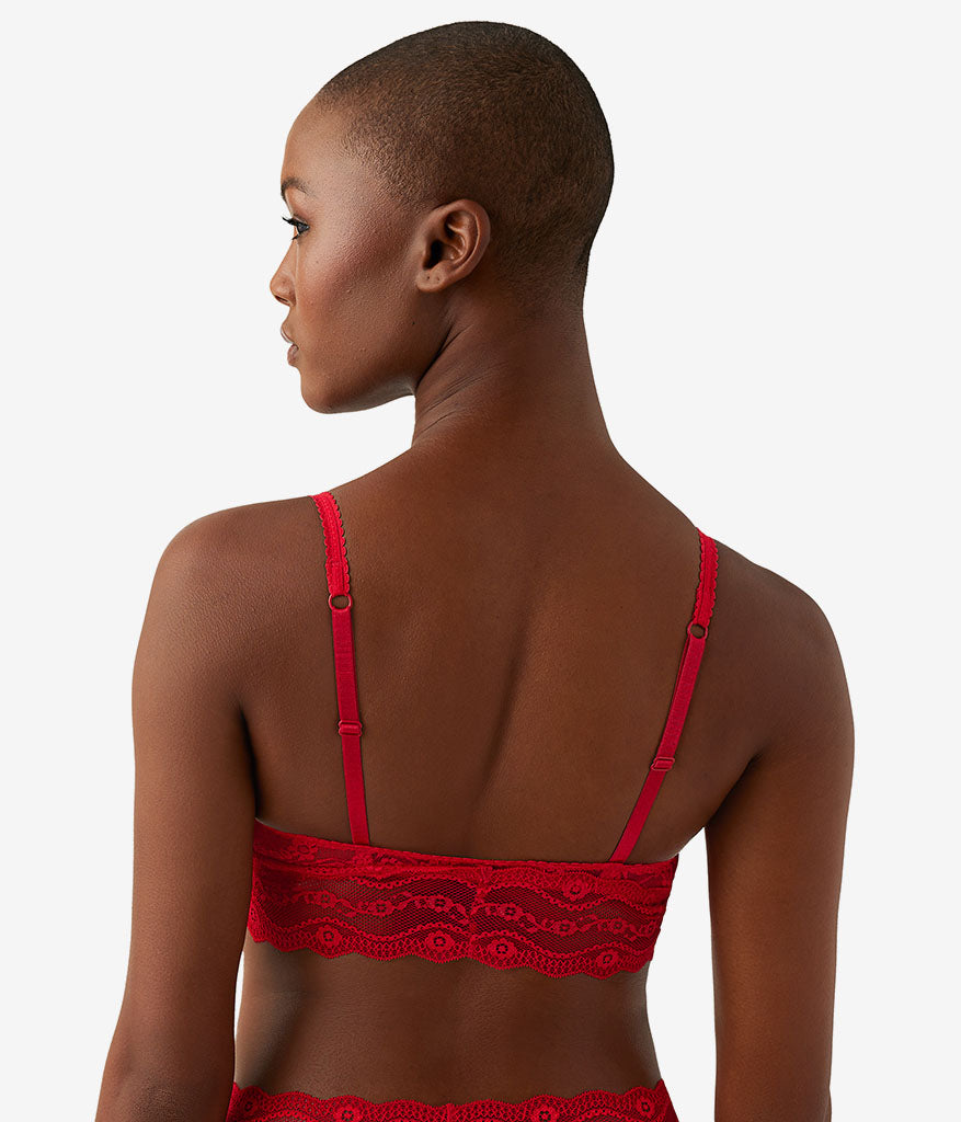 Lace Kiss Bralette - Crimson Red | Wacoal Customer Favorite