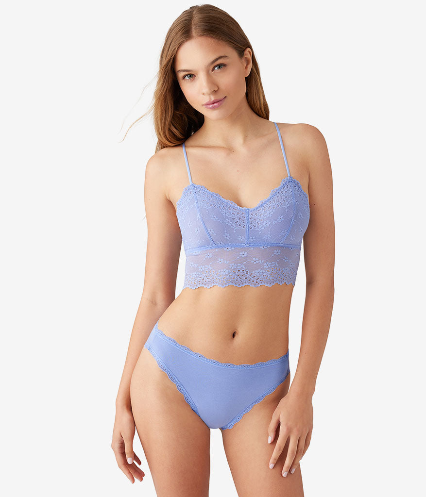 Inspired Eyelet Bralette - Pale Iris | Wacoal Latest