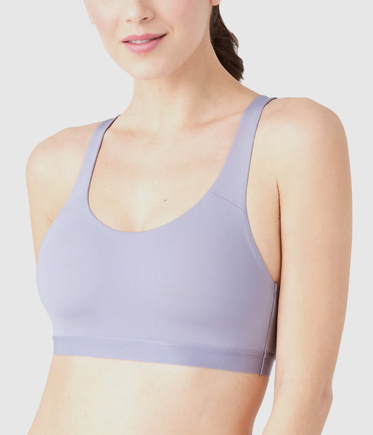 b.active Sport Crop - Lilac Gray | Wacoal Customer Favorite