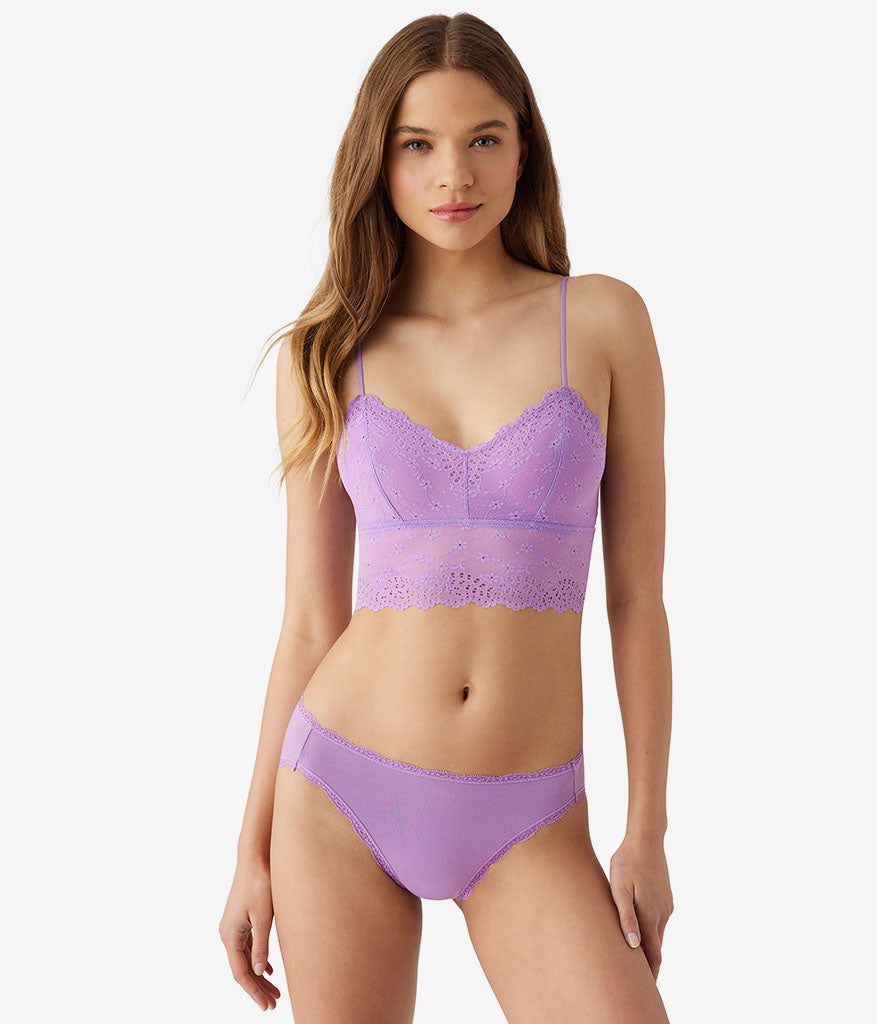 Inspired Eyelet Bralette - Orchid Mist | Wacoal Smart Buy