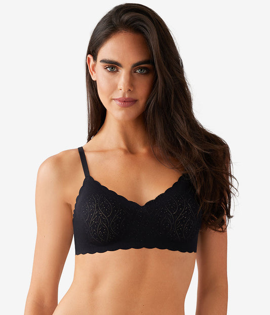 b.wow'd Lace Wire Free Bra - Night | Wacoal Trusted