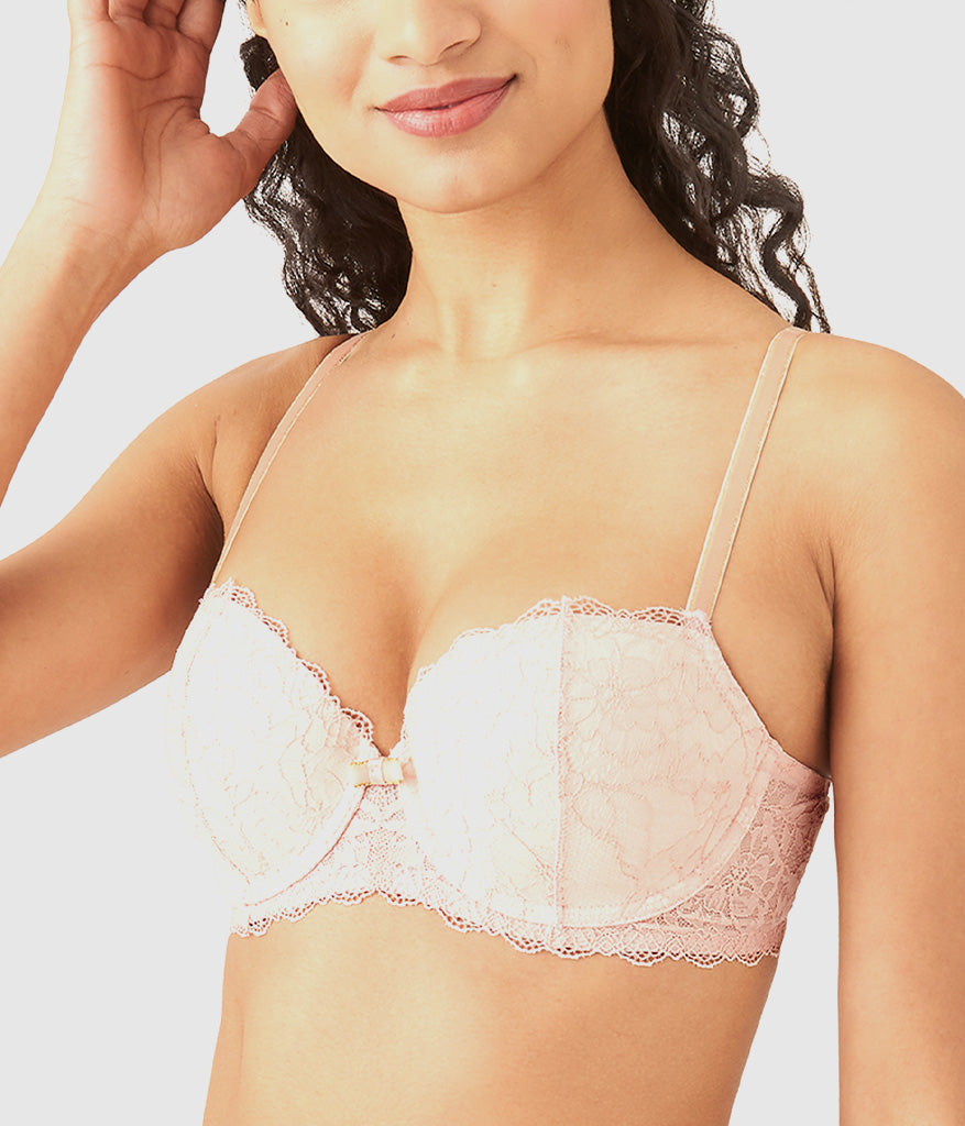 Lace Encounter Contour Bra - Rose Smoke | Wacoal Quality
