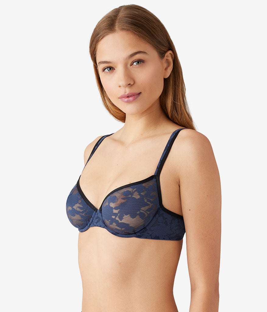 Shadow Scene Underwire Bra - Mood Indigo | Wacoal Smart Buy