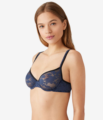 Shadow Scene Underwire Bra - Mood Indigo | Wacoal Smart Buy