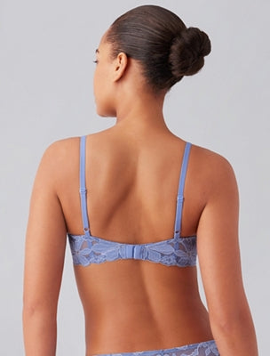 Feeling Famous Balconette Contour Bra - White/Frozen Fjord | Wacoal Great Value