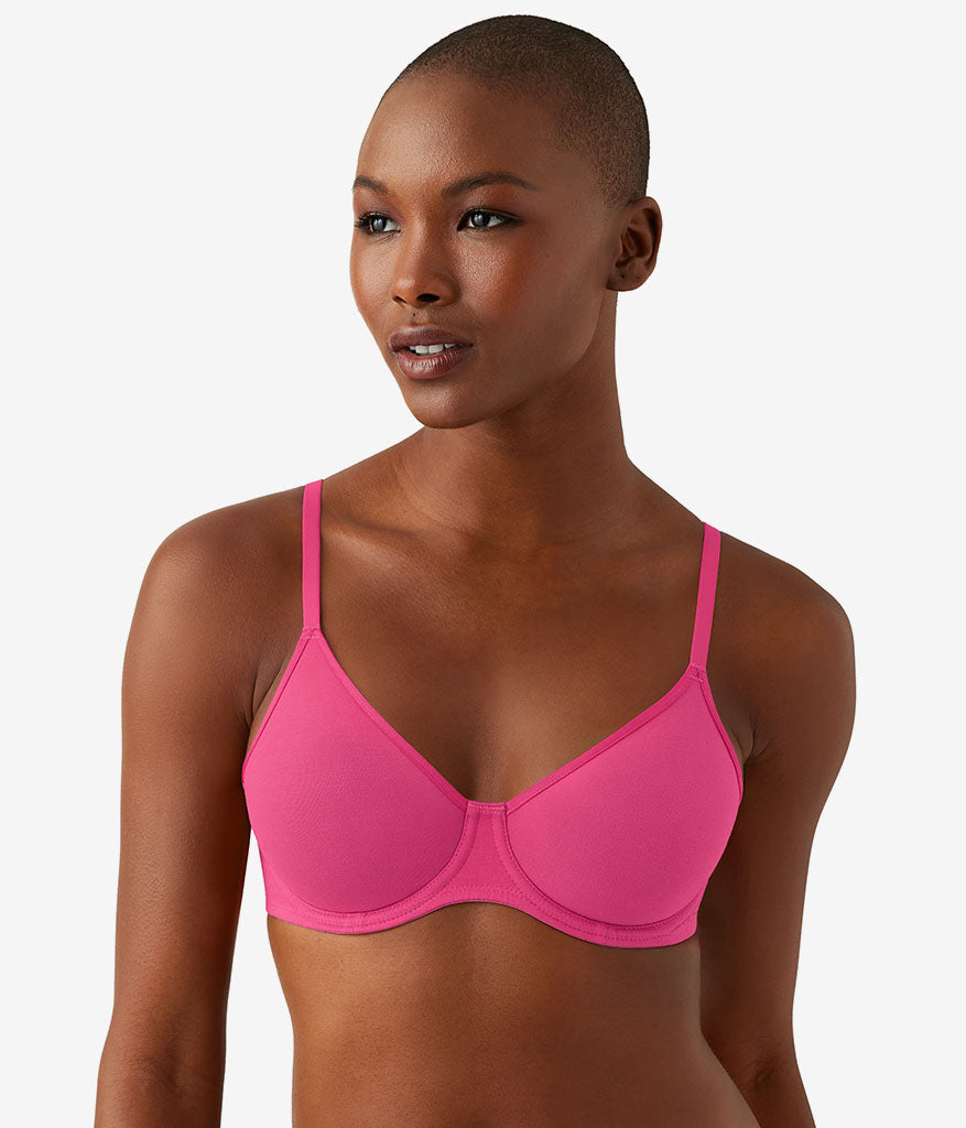 Cotton To A Tee Underwire Bra - Raspberry Sorbet | Wacoal Latest