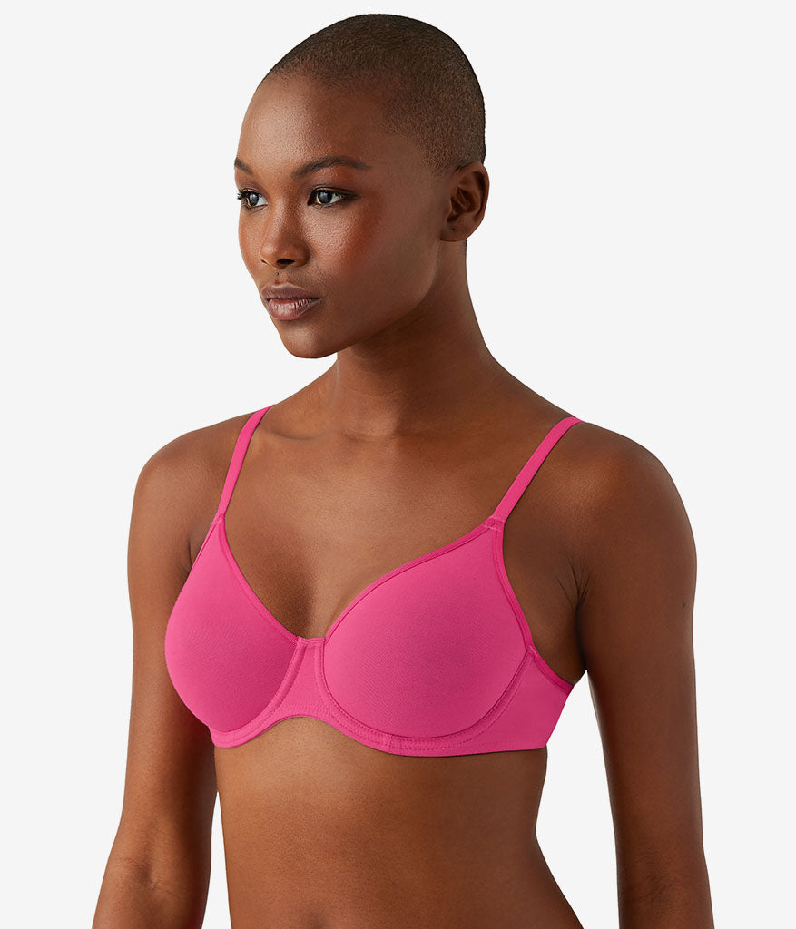 Cotton To A Tee Underwire Bra - Raspberry Sorbet | Wacoal Latest