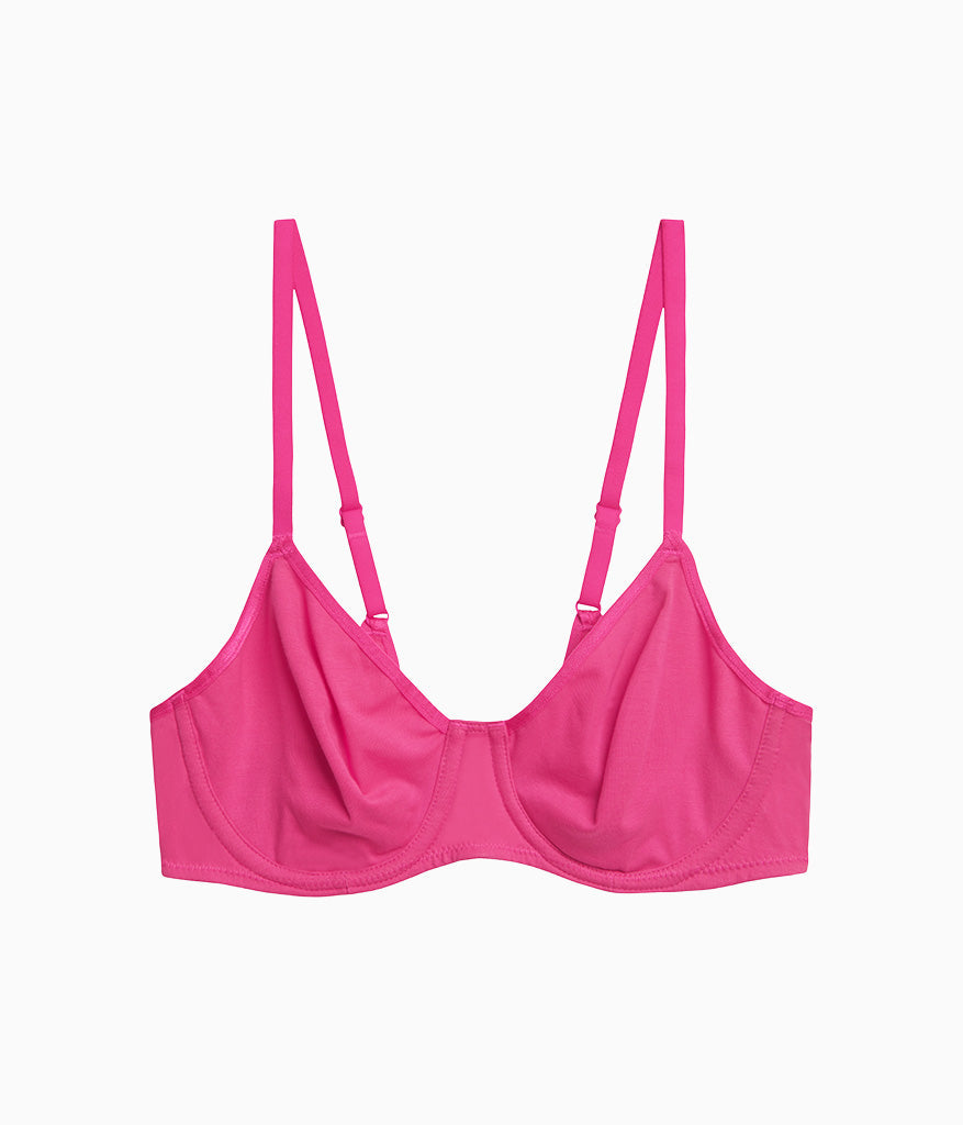 Cotton To A Tee Underwire Bra - Raspberry Sorbet | Wacoal Latest