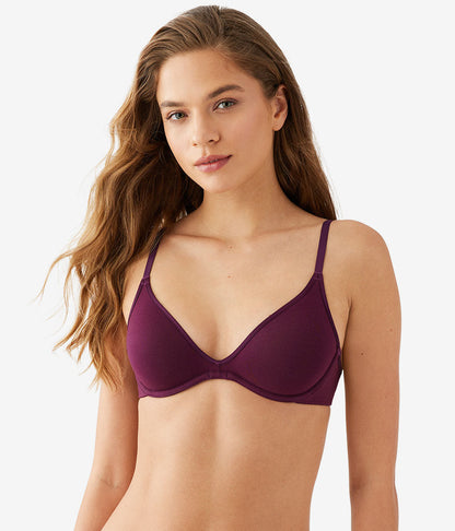 Cotton To A Tee Scoop Underwire Bra - Potent Purple | Wacoal Quality