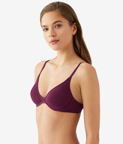 Cotton To A Tee Scoop Underwire Bra - Potent Purple | Wacoal Quality