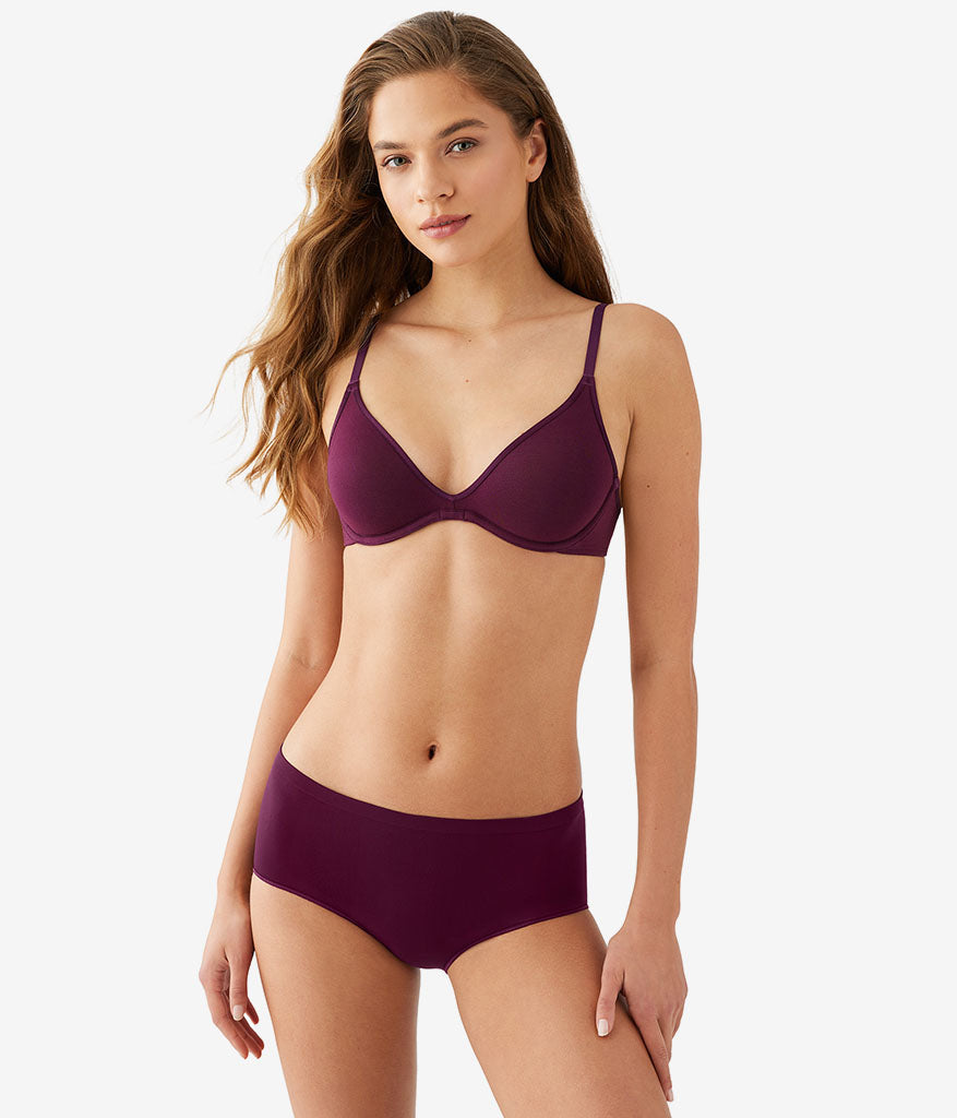 Cotton To A Tee Scoop Underwire Bra - Potent Purple | Wacoal Quality