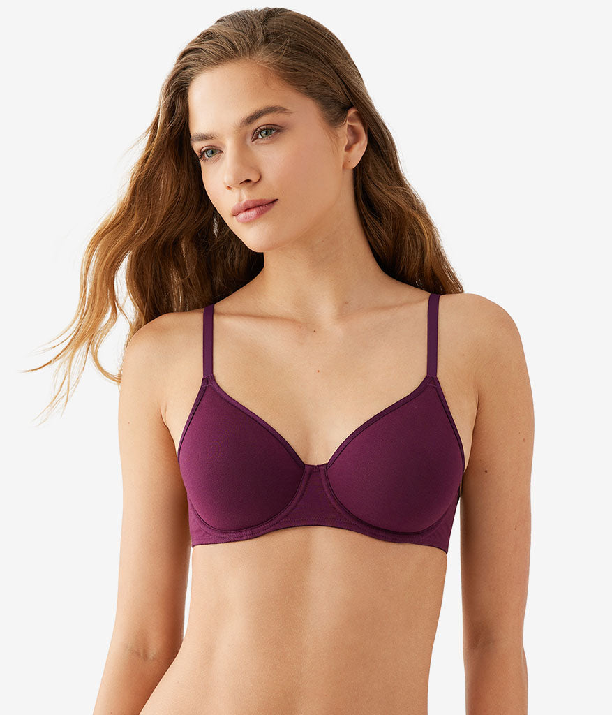 Cotton To A Tee Underwire Bra - Potent Purple | Wacoal Trusted