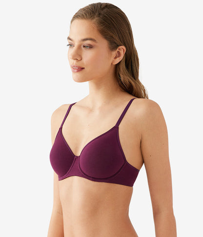 Cotton To A Tee Underwire Bra - Potent Purple | Wacoal Trusted