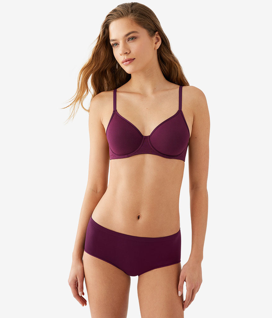 Cotton To A Tee Underwire Bra - Potent Purple | Wacoal Trusted