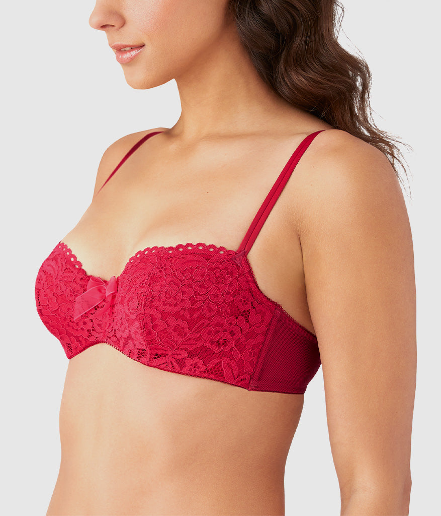 Ciao Bella Balconette Bra - Persian Red | Wacoal Customer Favorite