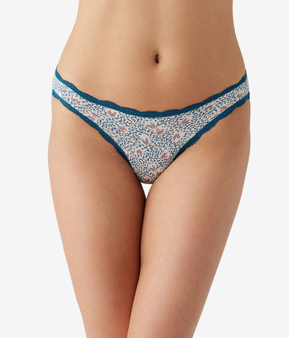 Inspired Eyelet Thong - Brushstroke | Wacoal Smart Buy