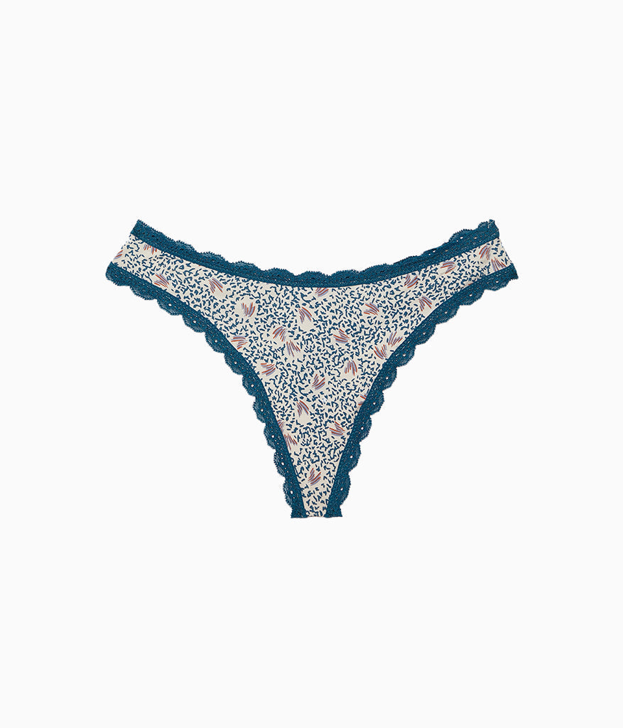 Inspired Eyelet Thong - Brushstroke | Wacoal Smart Buy