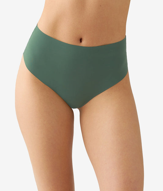 b.bare Hi-Waist Thong - Cilantro | Wacoal Smart Buy