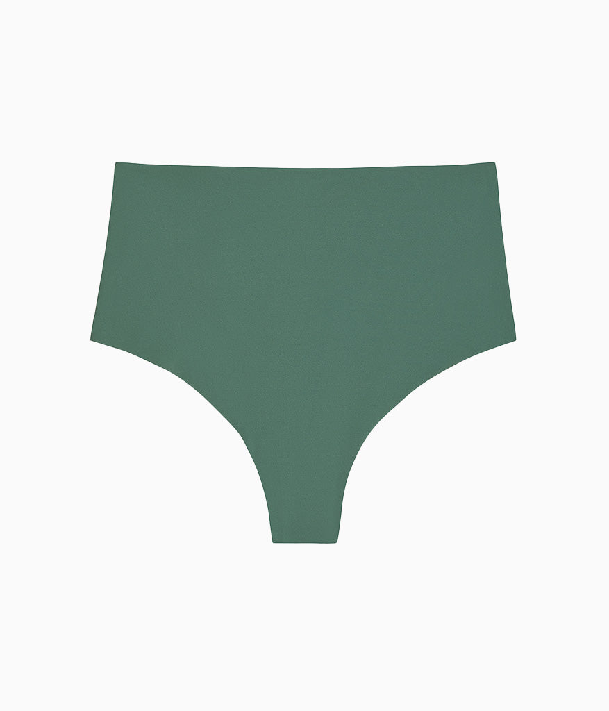 b.bare Hi-Waist Thong - Cilantro | Wacoal Smart Buy