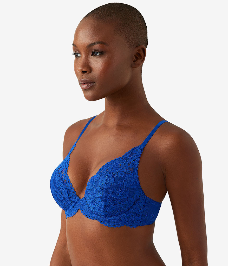 Ciao Bella Plunge Contour Bra - Surf Blue | Wacoal Top Pick