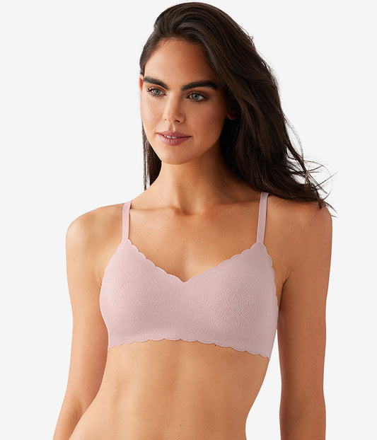 b.wow'd Lace Wire Free Bra - Blush Pink | Wacoal Latest