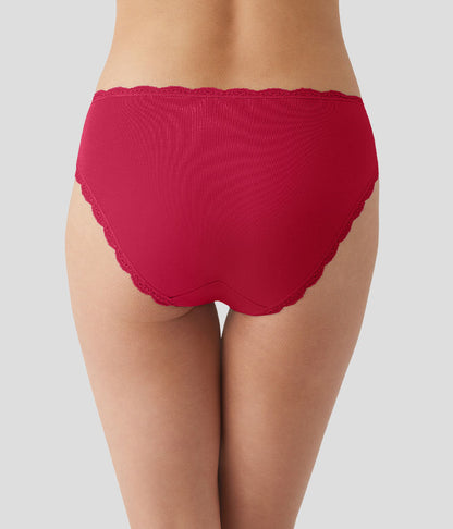 Inspired Eyelet Hi-Leg - Cerise | Wacoal Quality